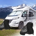 thumbnail image 2 of Caravan Hitch Cover - Universal Waterproof Breathable Trailer Hitch Cover For Caravan, Tongue Jack Cover, PVC Trailer Tow Ball Coupling Lock Cover, 2 of 5