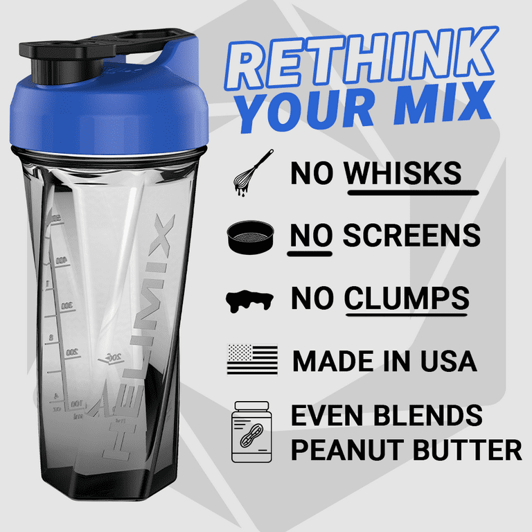Helimix Vortex Blue 28oz Cup Shake Mixer Portable Pre