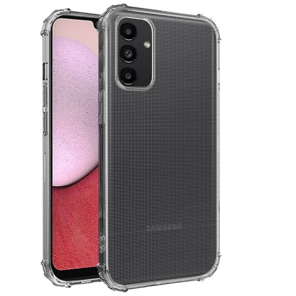 For Samsung Galaxy A14 5G Hybrid Transparent Thick TPU Rubber Silicone 4 Corners Gel Shockproof Protective Slim Back Cover ,Xpm Phone Case [ Clear ]