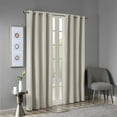 thumbnail image 4 of MAYEERTY 1 Pc Printed Heathered Blackout Grommet Top Curtain Panel, 4 of 10