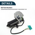 thumbnail image 6 of Unique Bargains Windshield Wiper Motor for Mercedes-Benz C-Class W202 T-modell S202 4 Pin No.2028200408/A2028200408/2028201108 Front Windscreen Wiper Motor Replacement 1pc, 6 of 7