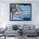 thumbnail image 2 of Hilo Algodón Bordado Punto Cruz Impreso 11CT Casa Nieve Navidad 60x50cm, 2 of 9