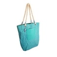 thumbnail image 3 of Women's Turquoise Medium Whale Print Beach Bag Tote Handbag, 3 of 4