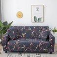 thumbnail image 3 of Cartoon Geometric Flowers Sofa Cover Full Cover Fabric Four Seasons Stretch Big Sofas Sofa Cushion Cover Funda Sofá, 3 of 6