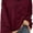 Claret Striped, variant on Women Oversized Striped Crewneck Sweatshirt Long Sleeve Pullover Tops Casual Loose Workout Shirt