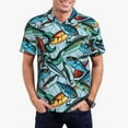 thumbnail image 1 of Saiise Polo de Pêche Coloré pour Hommes, Évacuation de l'Humidité, Séchage Rapide, Performance, 3TG, 1 of 6