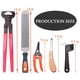 thumbnail image 2 of Kit de herramientas Farrier Hoof Long River de 7 piezas con bolsa de transporte, 2 of 6
