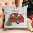 thumbnail image 1 of Fiudx Ofertas Relámpago Funda De Almohada De Piel De Melocotón Navideña, Funda De Cojín, Decoración Del Sofá Del Hogar, 1 of 3