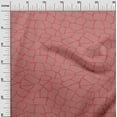 thumbnail image 2 of oneOone Cotton Poplin Dusty Rose Fabric Giraffe Animal Skin Craft Projects Decor Fabric Printed By The Yard 56 Inch Wide, 2 of 4