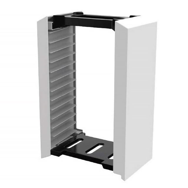 facefd Game Card Box Storage Stand Plastic CD Disk Holder Game Card Storage Rack Replacement for PS5 PS4