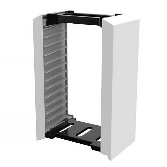 kurtrusly Boîte de Rangement pour Cartes de Jeu Support en Plastique pour Disques CD Rack de Rangement pour Cartes de Jeu Remplacement pour PS5 PS4