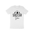 thumbnail image 3 of Soccer Son Player Coach Fan Game Day Gift Boys Men Teenagers T-Shirt Soccer Son Game Day Fan Birthday Holiday Presents Tshirt, 3 of 9