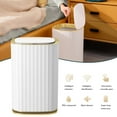 thumbnail image 2 of Smart Sensor Trash Waterproof Kitchen Bathroom Sensor Bin with Lid Large-capacity Garbage Waste Bin for Office and Bedroom, 2 of 10
