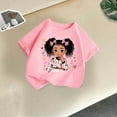 thumbnail image 4 of Ugoldhm Girls Summer Shirts Cute Print Short Sleeve Crew Neck Tee Tops Kids Casual Clothes Size 3-12, 4 of 4