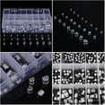 thumbnail image 4 of Condensador electrolítico de aluminio de 400 piezas, 24 valores, 1 uf-1000 uf, kit surtido de componentes electrónicos de condensador radial Smd, 4 of 5