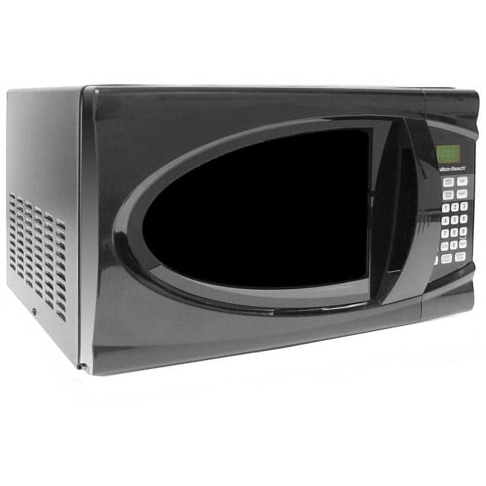 Best Buy: Hamilton Beach 0.9 Cu. Ft. Mid-Size Microwave Black 87106