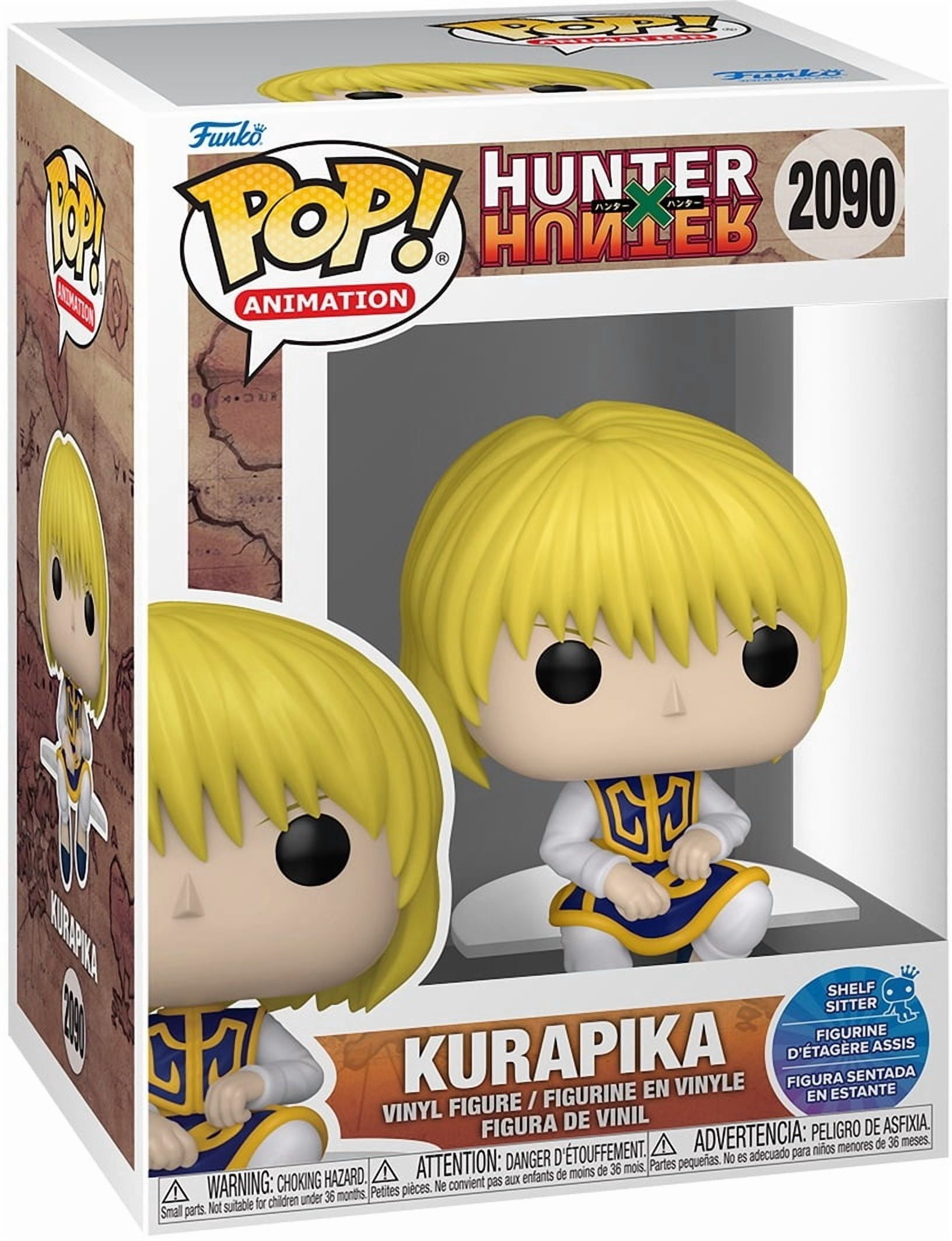 Funko POP! HUNTER×HUNTER KURAPIKA Funko, POP! Anime, Hunter x Hunter - Kurapika Shelf Sitter, 4.1 in