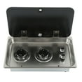thumbnail image 1 of Gas Cooktop, Safe Ignition  2  Gas Stove  for RV  Yacht Apartment, 1 of 8