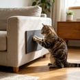 thumbnail image 1 of Alfombrilla rascadora adhesiva recortable para gatos, ideal para muebles, paredes, soportes para árboles y escaleras. Almohadilla protectora de tela para rascar., 1 of 6
