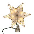 thumbnail image 3 of Kurt Adler 10-Light LED Star with Twisted Scroll Accents Tree Topper, 3 of 7