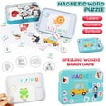 thumbnail image 3 of Letras y números magnéticos de madera CNKOO para niños - 141 imanes del alfabeto ABC para niños en edad preescolar - Imanes de letras con caja de almacenamiento - Imanes educativos para el, 3 of 6