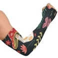 thumbnail image 2 of ALAZA Mushrooms and Flowers Pattern UV Sun Protection Arm Sleeves UPF 50+ Compression Cooling Sleeve 1 Pair, 2 of 7