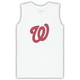 thumbnail image 2 of Women's Concepts Sport White/Red Washington Nationals Plus Size Tank Top & Shorts Sleep Set, 2 of 3