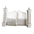 thumbnail image 4 of Modelo puerta a escala 1/35, puerta jardín, accesorios para construcción, escenografía, miniatura sin pintar, proyectos modelismo, modelo, 4 of 9