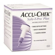 Roche Diagnostics 34482400 Accu-Chek Safe-T-Pro Plus Safety Lancet - Pack of 1200
