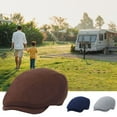 thumbnail image 3 of D-GROEE Men's Flat Cap Durable Gatsby Newsboy Lvy Irish Hats Driving Cabbie Hunting Cap, 3 of 7
