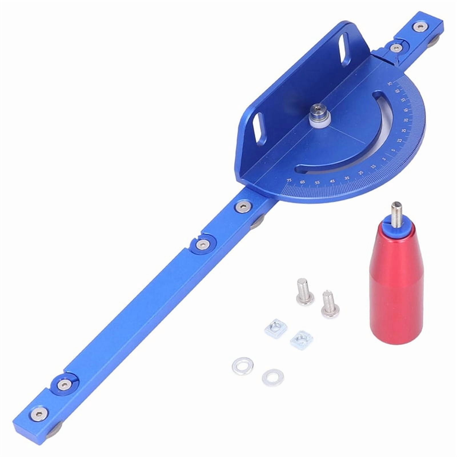 Miter Gauge for Table Saw, Table Saw Accessories Portable Aluminum Alloy with Removable Dial for Carpentry