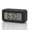 black, variant on VOLIVO Square Digital Alarm Clock, Battery Operated Clock Mini , Bedside Clock with Night Light, Large Display, Snooze, Temperature, for Living Room, Bedroom, Office