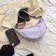 thumbnail image 2 of Bolsas De Hombro Bolso de hombro para mujer Bolso bandolera de nailon de media luna informal Hobos Girl Purse (Púrpura), 2 of 8