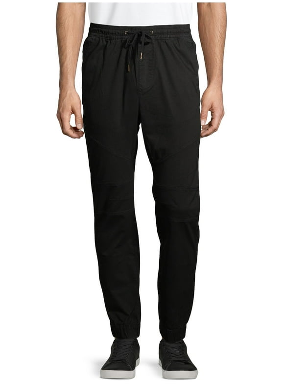 no boundaries men's twill jogger pants
