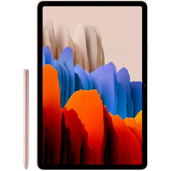 Restored Samsung Galaxy Tab S7 11” T870 128GB Wi-Fi Tablet, With S Pen - Mystic Bronze (Refurbished)