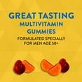 thumbnail image 2 of Nature's Way Alive! Men’s 50+ Daily Gummy Multivitamins, Supports Multiple Body Systems*, Supports Cellular Energy*, B-Vitamins, Gluten-Free, Vegetarian, Fruit Flavored, 150 Gummies, 2 of 6