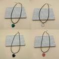 thumbnail image 5 of Aellinatey Natural Stone Pendant Necklace Heart Shape Crystal Opals Tigers Eye Agates, 5 of 18