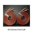 thumbnail image 7 of UCINNOVATE 2 Pack OFC Speaker Wire with Banana Plugs, Gold-Plated Banana Tips 14 AWG Audio Cable for HiFi System -1.5m / 4.9FT, 7 of 7