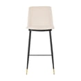 thumbnail image 3 of TOV Furniture Evora 25.6" Mid-Century Velvet Counter Stools in Cream (Set of 2), 3 of 8