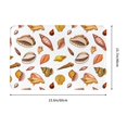 thumbnail image 3 of Front Door Mat Indoor Outdoor Outside Entrance - 16*24in Washable Conch Shells Print No.9022 Thin Bathroom Rugs Fit Under Door, Bath Rugs for Bathroom, Kitchen Rugs Mats for Floor, 3 of 6