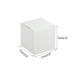 thumbnail image 2 of Paper Cardboard Boxes Gift Paper Box White 2.8x2.8x2.8 Inch for Gift Wrap 15Pcs, 2 of 5