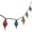 Multicolor, variant on Pineapple String Lights - Outdoor Patio Lights Plug in with 10 Pineapple Bulbs Connectable, Indoor String Light for Bedroom Bistro Tiki Decor(10FT