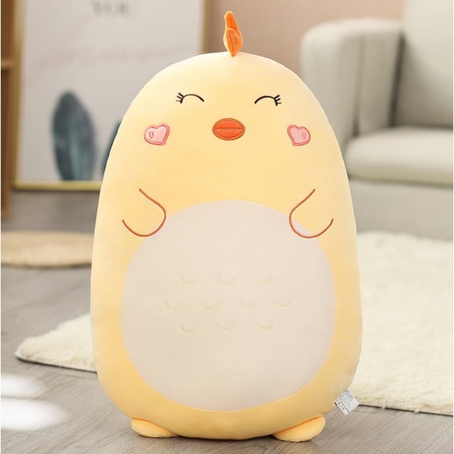60cm Squishmallows Peluche Animal Kawaii Suave Almohada Grande Z Unicornio-Polluelo- oso de fresa Electrónica