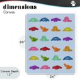 thumbnail image 4 of Stupell Industries Contemporary Colorful Dinosaur Gummies Canvas Art, 24 x 30, by LISH Creative, 4 of 8