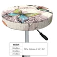 thumbnail image 4 of Hirioo Flying Butterflies-1 for Round Bar Stool Seat Covers Washable Stool Cushion Slipcover Elastic Bar Chair Covers for 12-14 Inch Chair-14 inch, 4 of 7