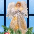 thumbnail image 1 of Decoración para árbol de Navidad Rcrirth Diseño de ángel blanco con luces 32 cm, 1 of 7