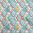 thumbnail image 1 of oneOone Silk Tabby Sea Green Fabric Geometric Craft Projects Decor Fabric Printed By The Yard 42 Inch Wide, 1 of 6
