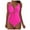 Z01-Hot Pink, variant on Womens One Piece Swimsuit Metal Modest Tummy Control Bathing Suit Slimming Full Coverage Mesh Swim Suit (Orange, XXL)