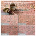 thumbnail image 6 of Kokia Washable Oriental Rug, 8'x10' Dusty pink Boho Botanical Floral Vintage Carpet, Soft Large Indoor Rug for Girls Bedroom, Living Room, Nursery, Playroom, 6 of 10