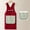 Red, variant on Cotton Cloth Kitchen Apron with Removable Hand Towel Women Men Solid Color Cleaning Aprons Waist Work Clothes Sleeveless Restaurant Uniform